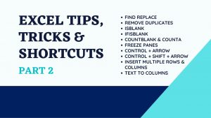 Excel Tips, Tricks and Shortcuts Part 2: The Ultimate Guide