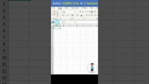 Select 10000 Cells in 1 Second in Excel #excel #msexcel #exceltips #exceltutorial #microsoftexcel