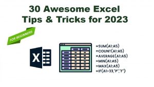 30 Awesome Excel Tips and Tricks for 2023 | @ThesisHelper01