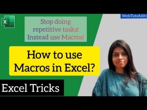Macros in Excel | Excel Macros #macro #excel #exceltricks #exceltips #webtutsaditi