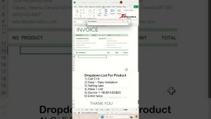 Invoice Template in Excel – PART 1 – Excel Tips and Tricks