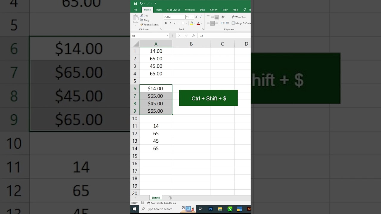 excel tips &tricks#shorts