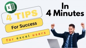 Boost Your Excel Skills with 4 Excel Tips | Mastering Office Tips | Excel Tips