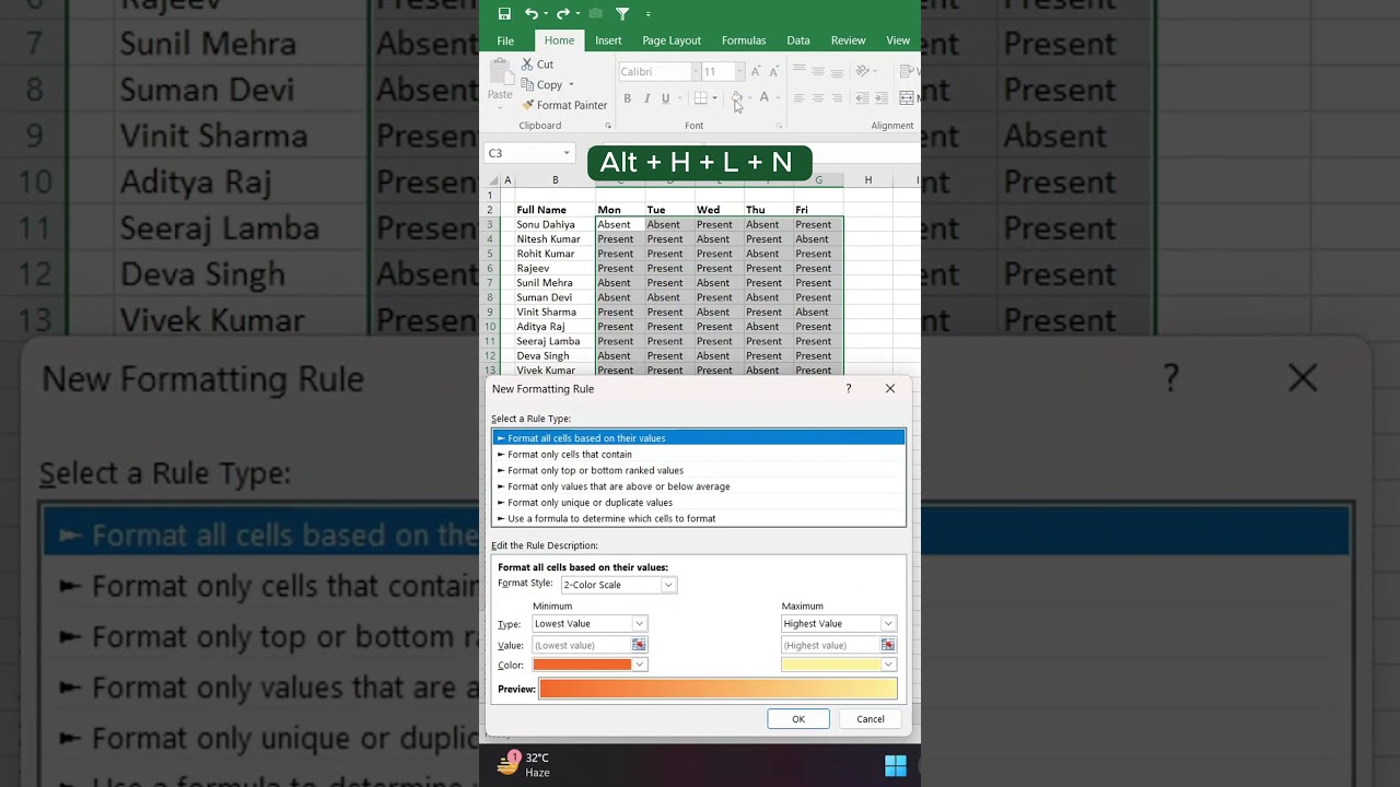 Teacher gave me extra credit for this?#exceltech #excelshortcuts #msofficeexcel #exceltips #ppt