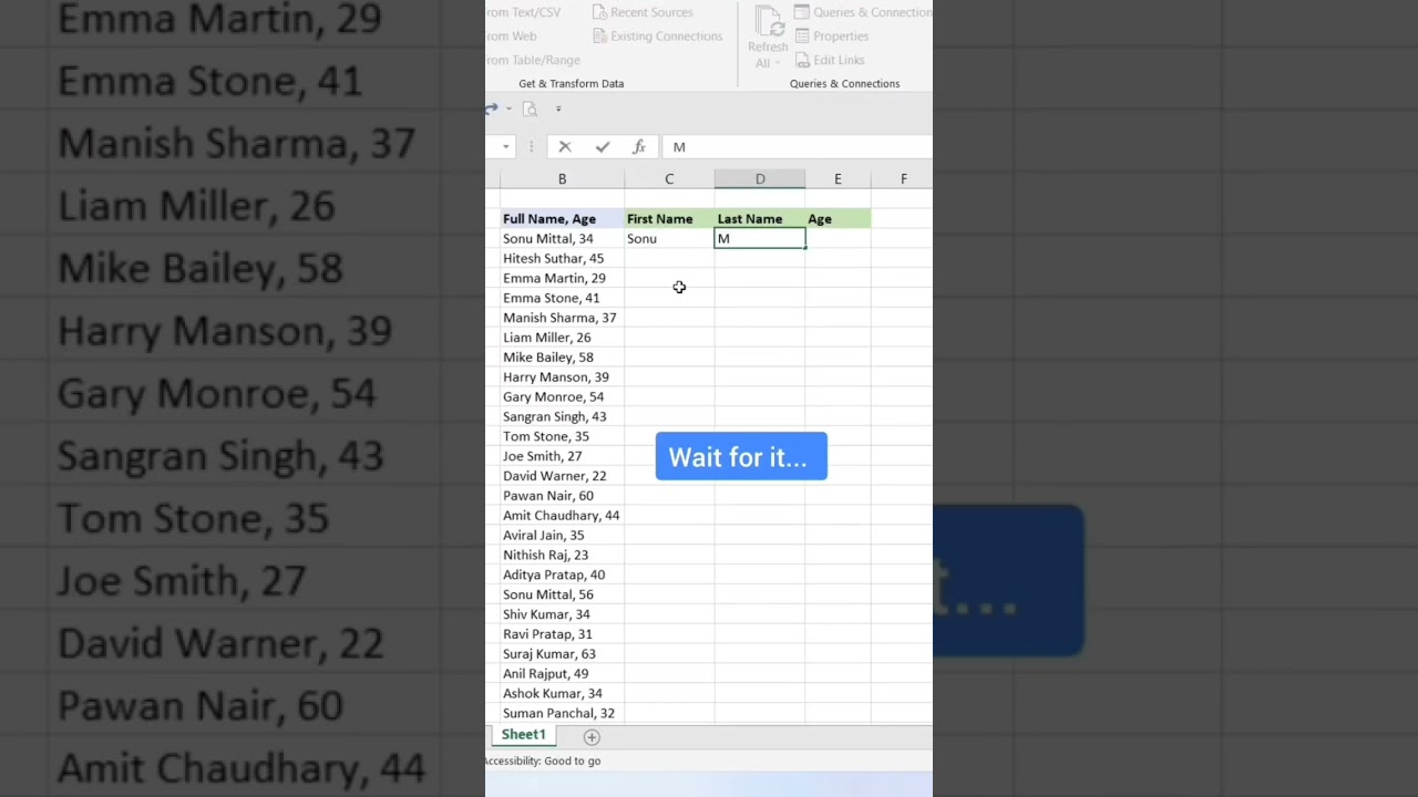 Flash Fill – Excel | Excel Tips & Trick Using Flash Fill Option In Excel..??