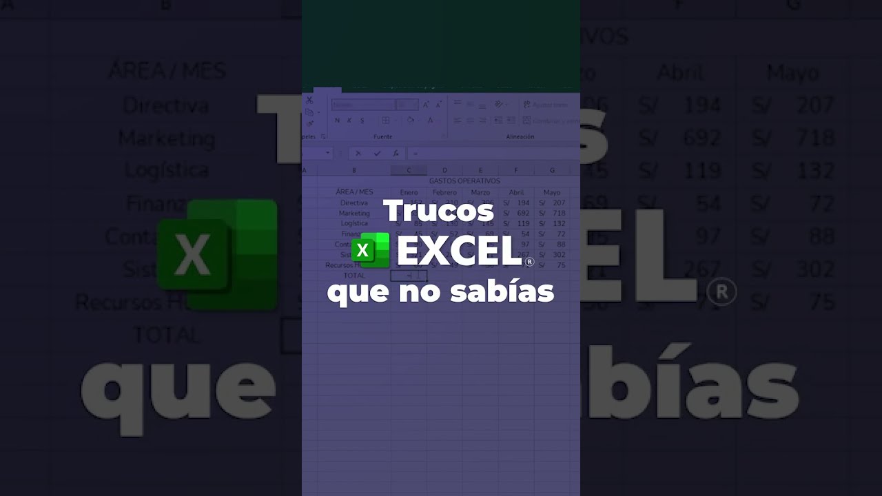 ¡TRUCOS DE EXCEL QUE NO SABÍAS!