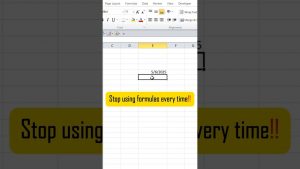 Excel magic tricks | excel |#shorts #exceltips