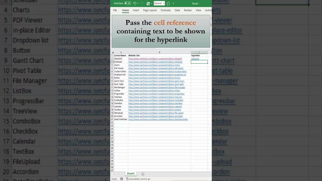 Excel Tips: Easy Hyperlink Creation