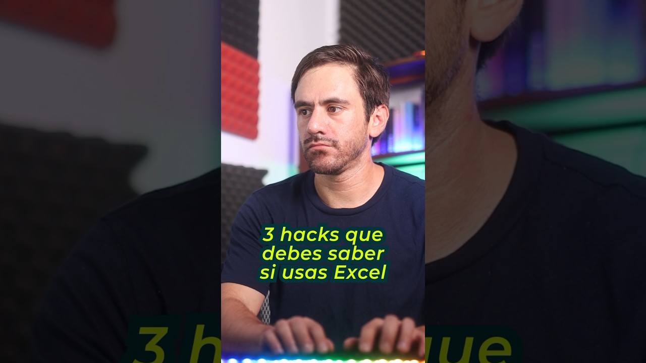 3 hacks son rapidísimos que pueden hacer un gran cambio en Excel ?