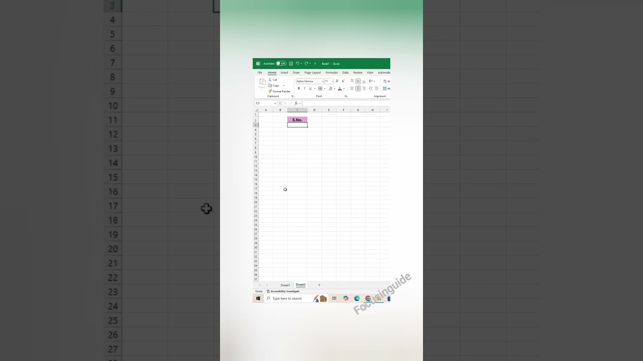 ? Sequence Formula in Excel Trick & Tips | Create Instant Number Lists Like a Pro! ? #focusinguide