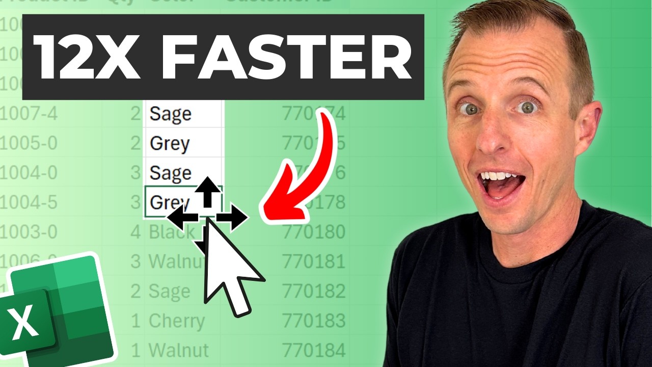 Work 12x Faster in Excel with These 10 Secrets