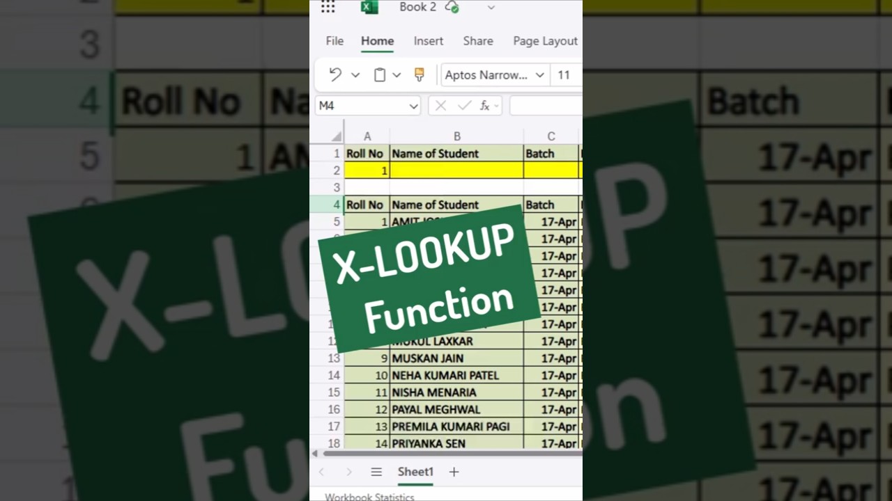 ? Master X-LOOKUP in Excel in 60 Seconds! | Excel Tips & Tricks ?