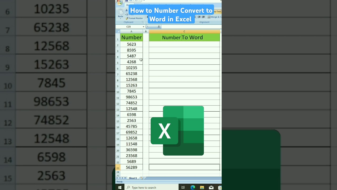 How to Number Convert in Word?||Advance Excel ? ||#shorts #excel #exceltips #computer #education