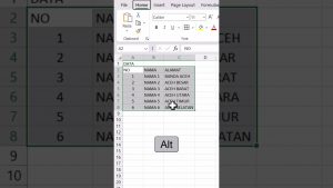 CARA CEPAT MEMBUAT TABEL DI EXCEL | Shorcut Excel
