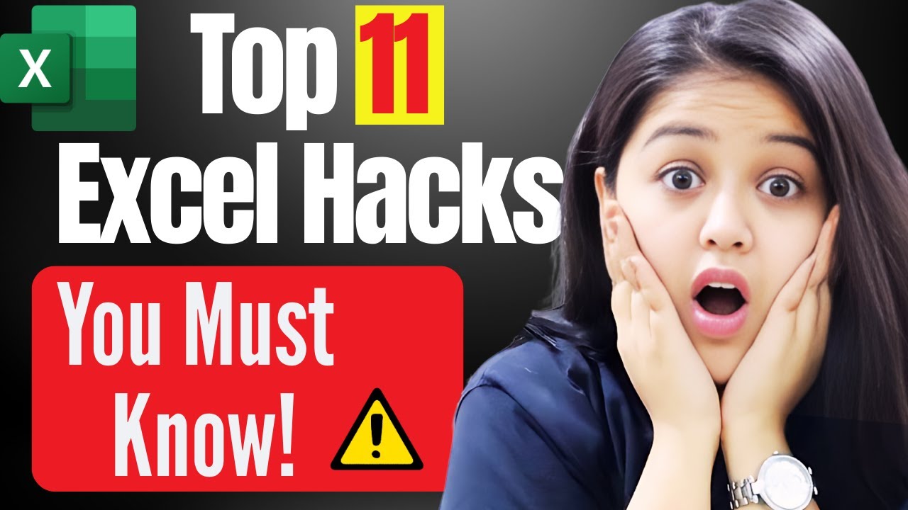 11 Excel Tips That Will Save You HOURS ⏳
