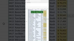 How to create a dynamic search bar in Excel! #excel #spreadsheet #exceltips
