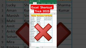 🔥Excel Shortcut Tricks 2025🔥 | Excel Tips And Tricks| Advance Excel Formula And Tricks #viralvideo 💯