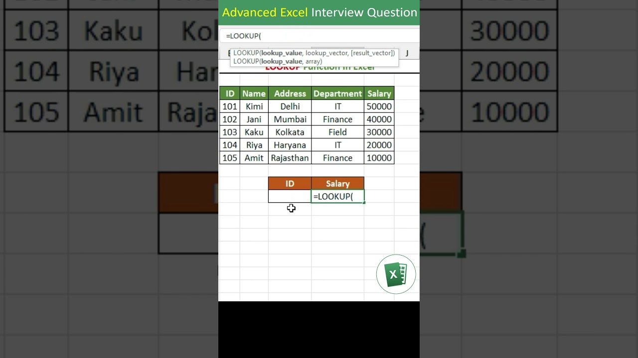 LOOKUP function in excel | LOOKUP formula in excel | Relative Reference In excel excel tips tricks