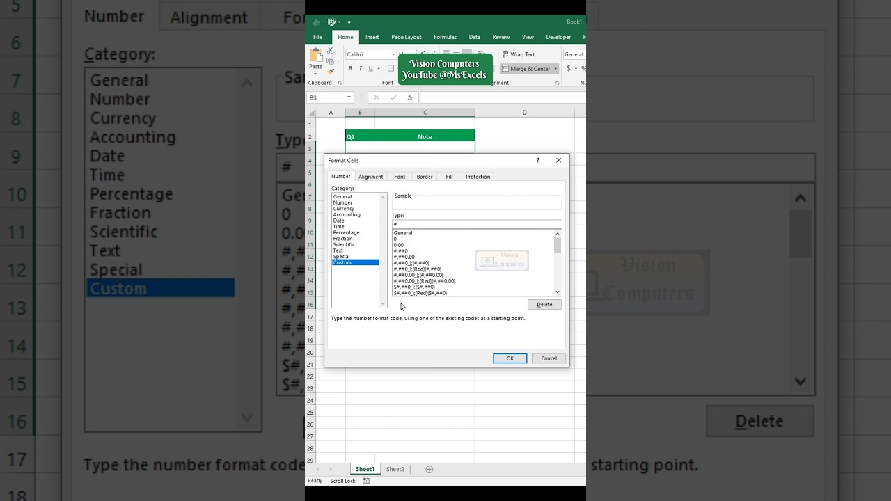 Excel Custom format use! Excel tips and tricks to save your time #spreadsheets #excel #exceltips