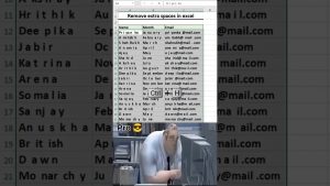 Remove Extra Spaces in Excel ? | Excel Tips for Beginners ? | #ExcelShorts #ExcelTips