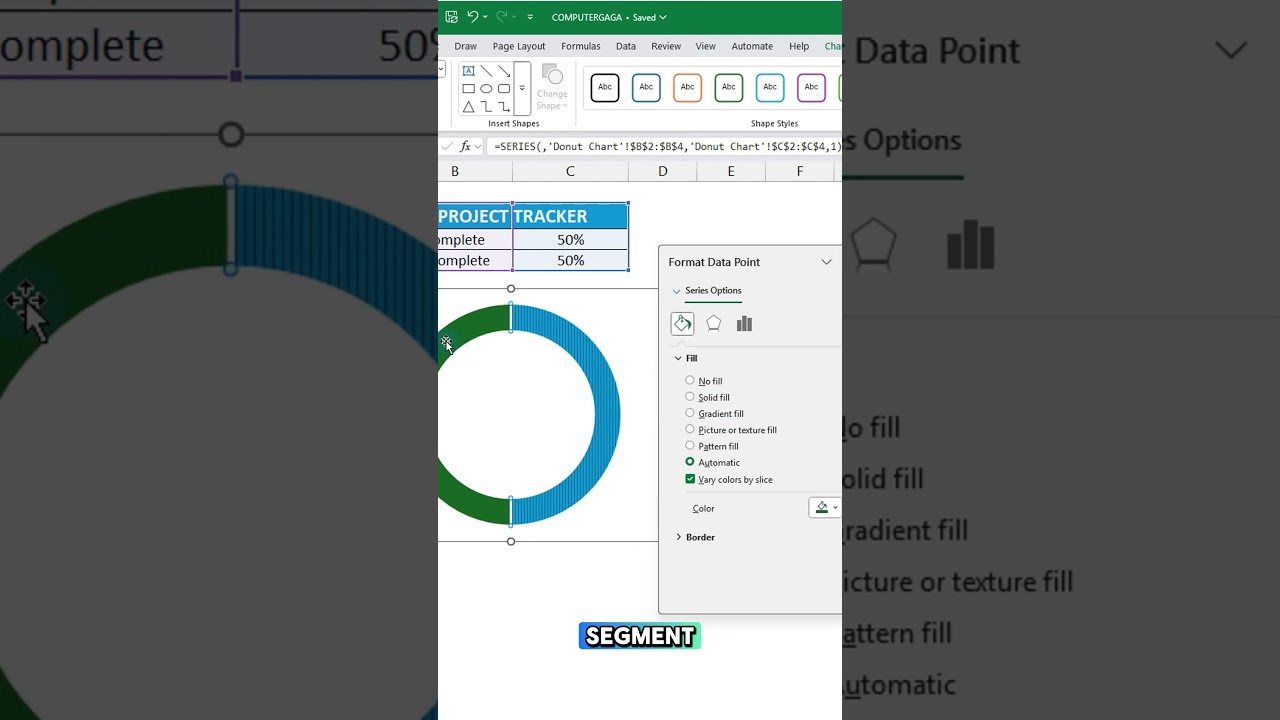 Excel Tips #98: ? The Easiest Way to Build Donut Charts in Excel
