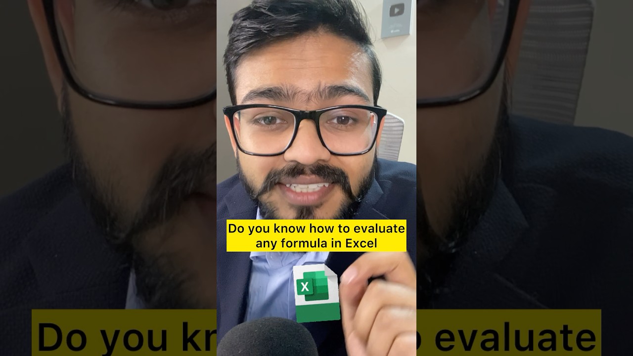 How to Evaluate Formula in Excel | Excel Amazing Trick #excel #exceltips #shorts