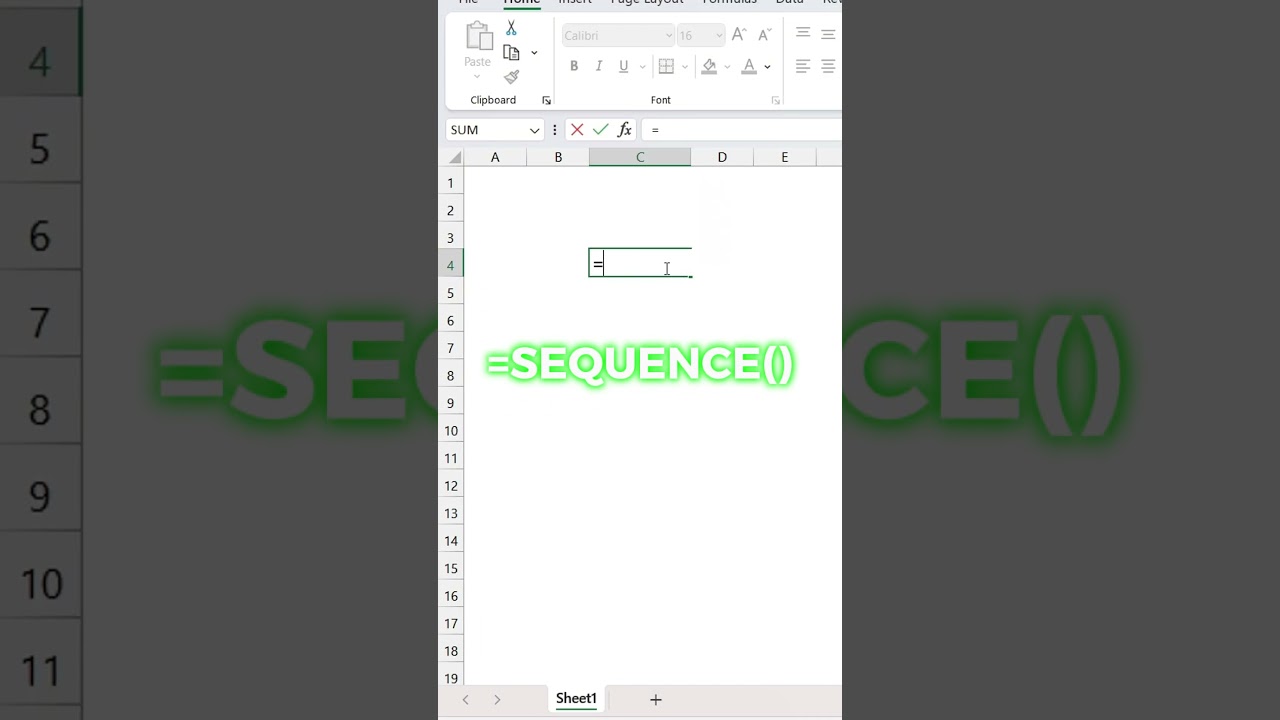 Sequence Formula in Excel | Excel Tips tricks and Tutorials | Beginner Friendly | Automation