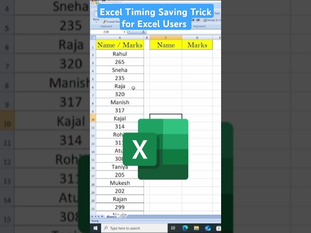 ?Excel Timing Saving Trick ??||Advance Excel?||#excel #exceltips #computer #education