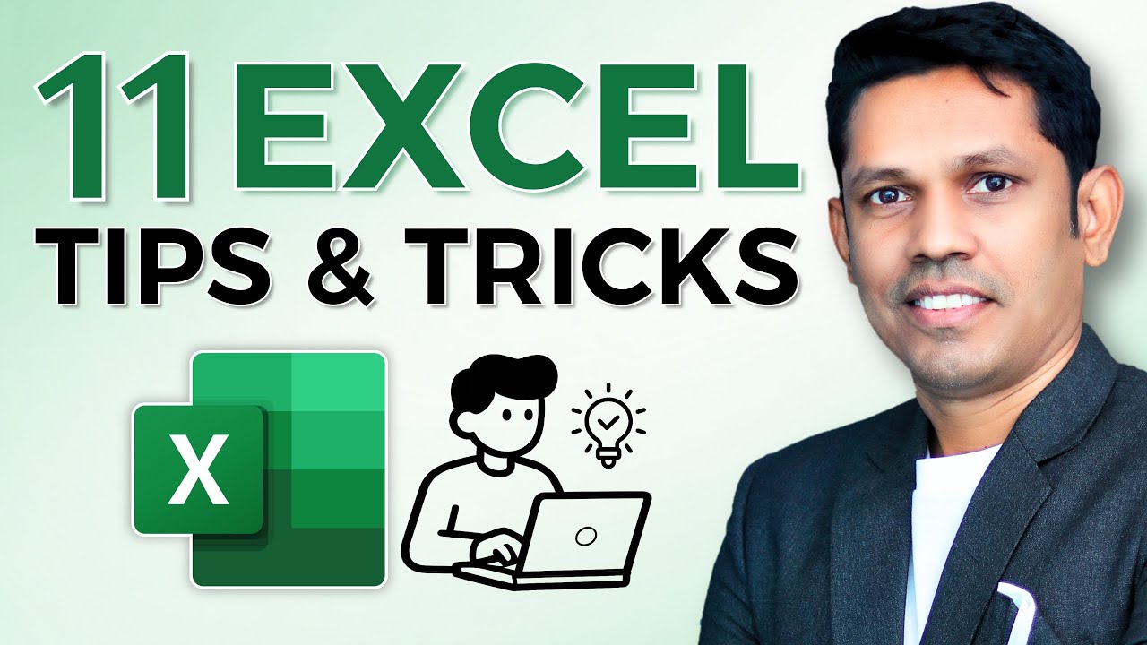11 Most Useful Excel Tips & Tricks | Work Faster & Smarter in Excel