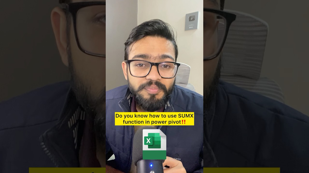 How to use SUMX function in Excel | Excel Amazing Trick #excel #exceltips #shorts
