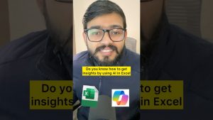 Don’t get insights manually in Excel‼️Instead Use Amazing Ai Tool #excel #exceltips #ai