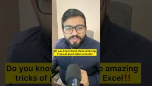 3 Pivot Tables Amazing Tricks | Excel Pivot Tables | Data Analysis #excel #exceltips #shorts