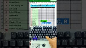 Add Checkboxes in Excel Using Just a Shortcut – You’ll Wish You Knew This Sooner! #keyboard #excel