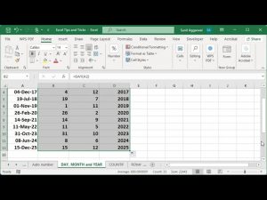 Excel Tips and Tricks