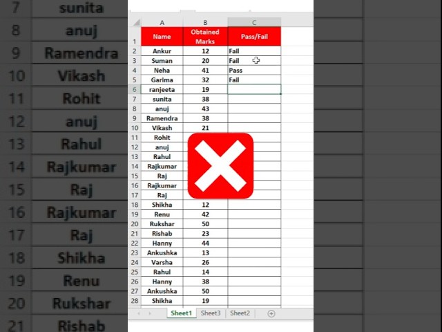 If Formula in excel #excel #exceltips #excelcourse #exceltutorial #learnexcel #exceltricks