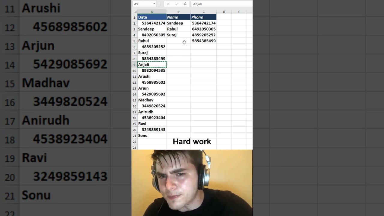 Stop doing this in excel! ???? #exceltips #spreadsheets #office