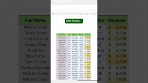 How to create a dynamic search filter bar in Excel! #excel #exceltips #exceltutorial