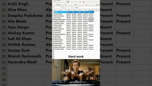Track Attendance in Excel Like a Pro ????⚡ No Daily Recording!