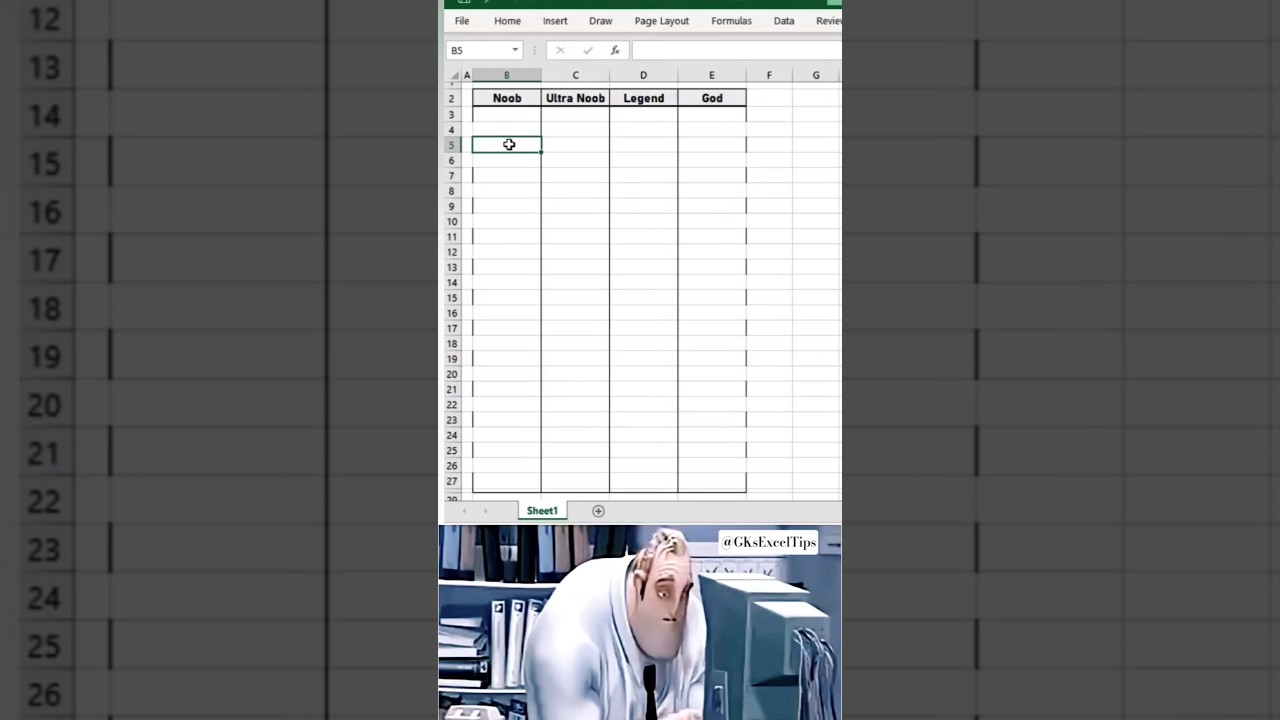 These 4 Excel Secret Nobody Teaches You #excel #exceltips #excelformula #spreadsheet #shorts