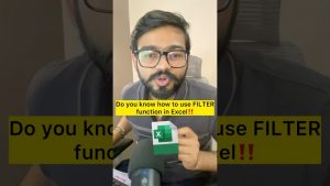 Do you know How to Use FILTER Function in Excel‼️ #excel #exceltips #shorts