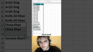 The 10-second excel smart hack you need! ???? #exceltips #spreadsheets #office