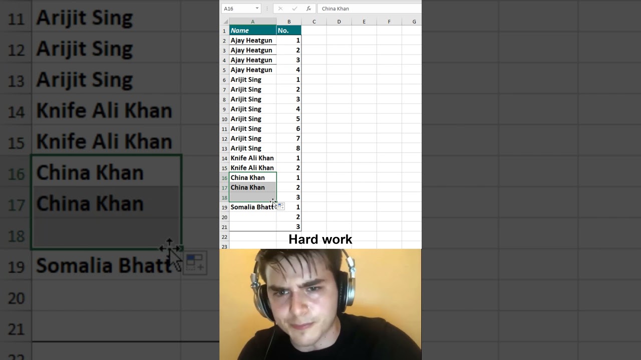 The 10-second excel smart hack you need! ???? #exceltips #spreadsheets #office