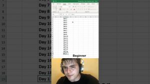 Generate Day 1, Day 2 instantly in excel ???? #exceltips #spreadsheets #office