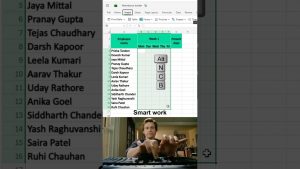 Excel attendance tracker using checkboxes ???? #exceltips #spreadsheets #office