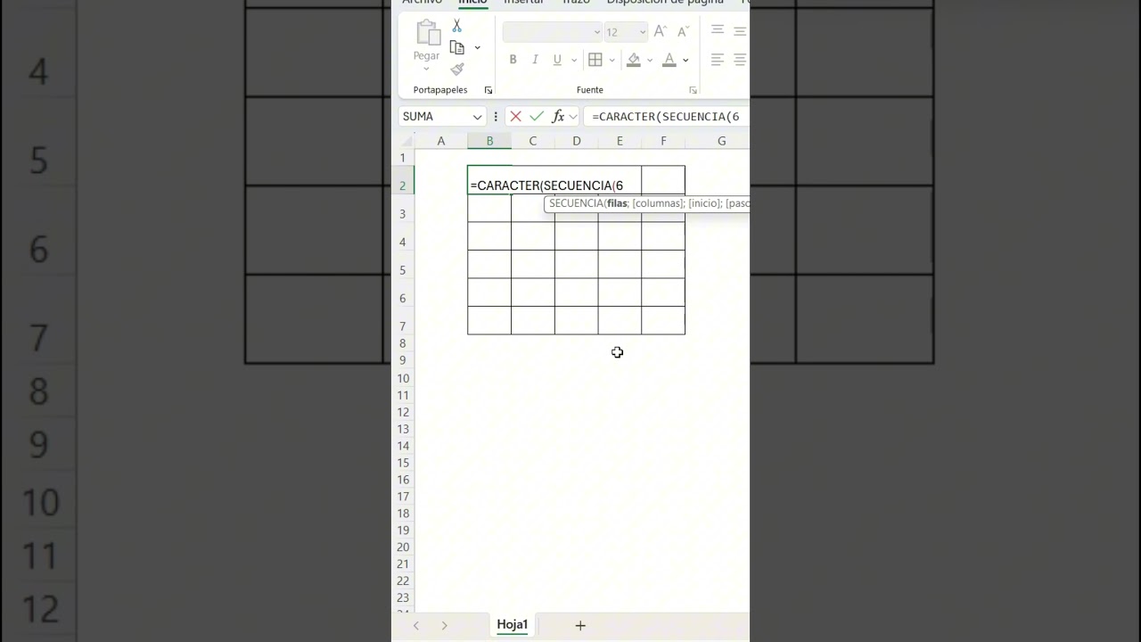 abecedario en excel #productividad #excel #excel #tips #geminiai
