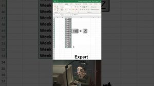 The better alternatives to Week 1, Week 2, Week 3 ???? #exceltips #spreadsheets #office