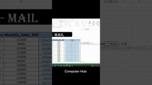 Excel Multiple Mail Send Trick ???? | Bulk Email Automation in Excel #shorts #excel #exceltips #viral