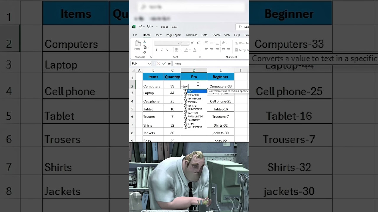 ❗ Mind blowing excel trick you need to know ???? #excel #exceltips