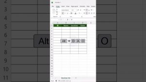 Amazing Data Entry Trick Auto‑Generate Forms Instantly #excel #excelforbeginners #exceltips #office