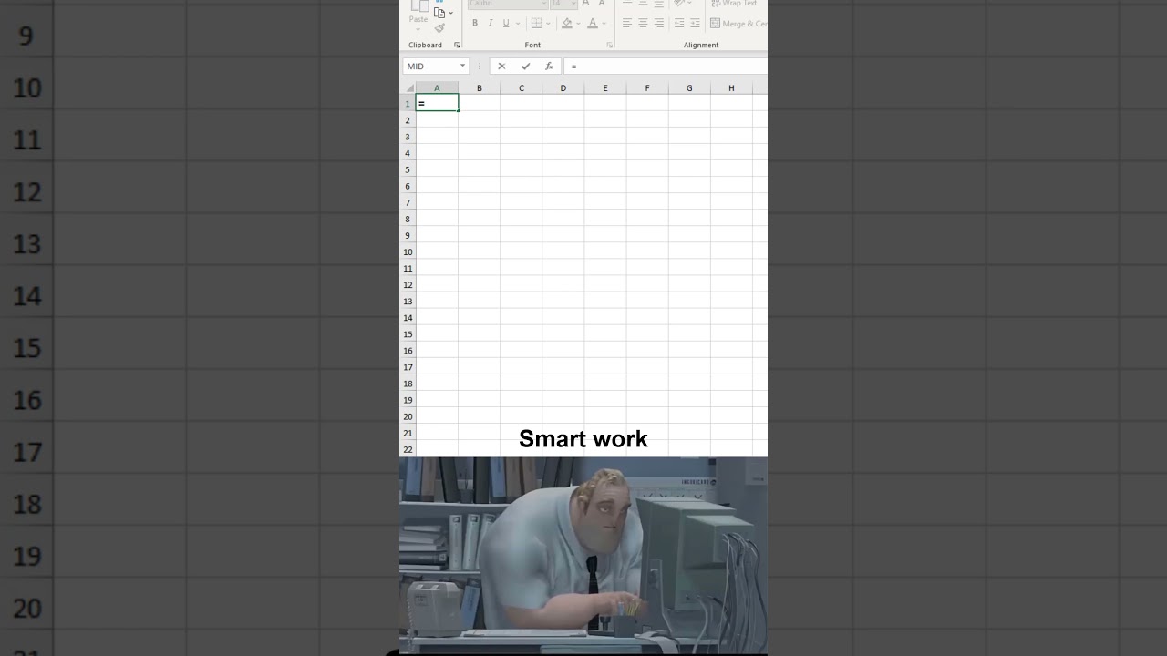 Excel custom numbering hack! ???? #exceltips #spreadsheets #office
